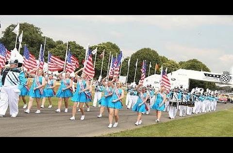 Stafford Marching Band - Goodwood Festival of Speed 2011 - Indy 500 Moment